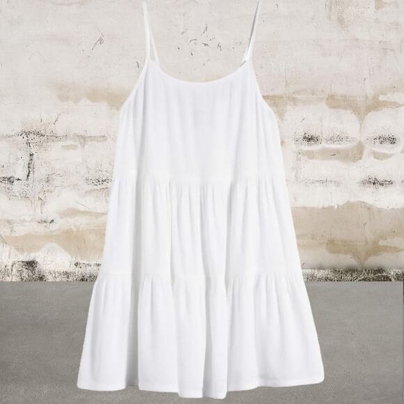 Nordstrom Other - Nordstrom NWOT Girls White Tiered Cover-Up Dress-Size XL (14/16)